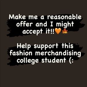 Make an offer on my listings !!(: